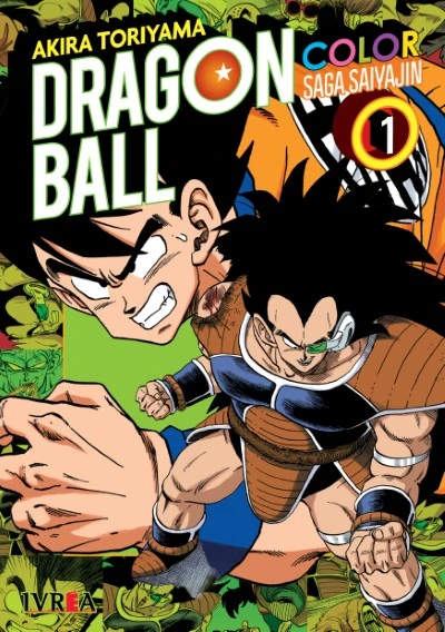 dragon ball color: saga saiyajin